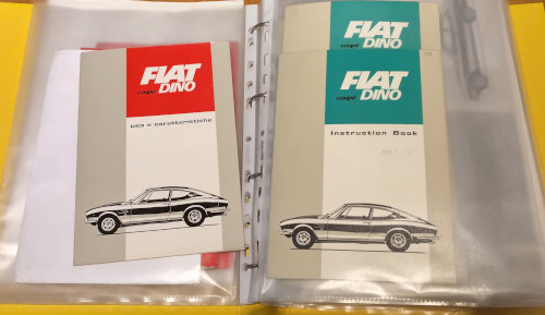 fiat dino coupe handbooks